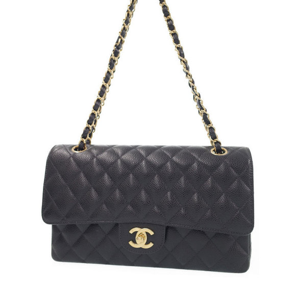 Chanel Matelasse Chain Shoulder Bag Black - Picture 1 of 9